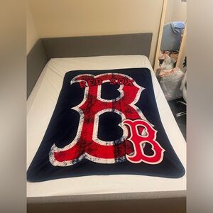 Boston Red Sox Fleece Blanket - Navy and Red